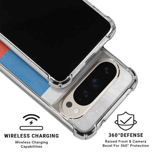 Russian Flag Distressed Pixel 9/9 Pro Clear Case